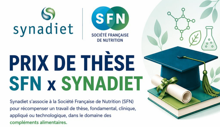 Prix de thèse SFN x Synadiet 2026 : visionnez le replay et candidatez
