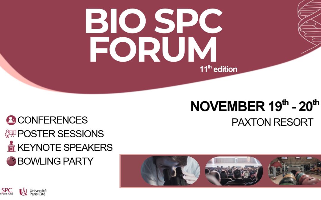 Candidatez maintenant ! Forum BioSPC 2026